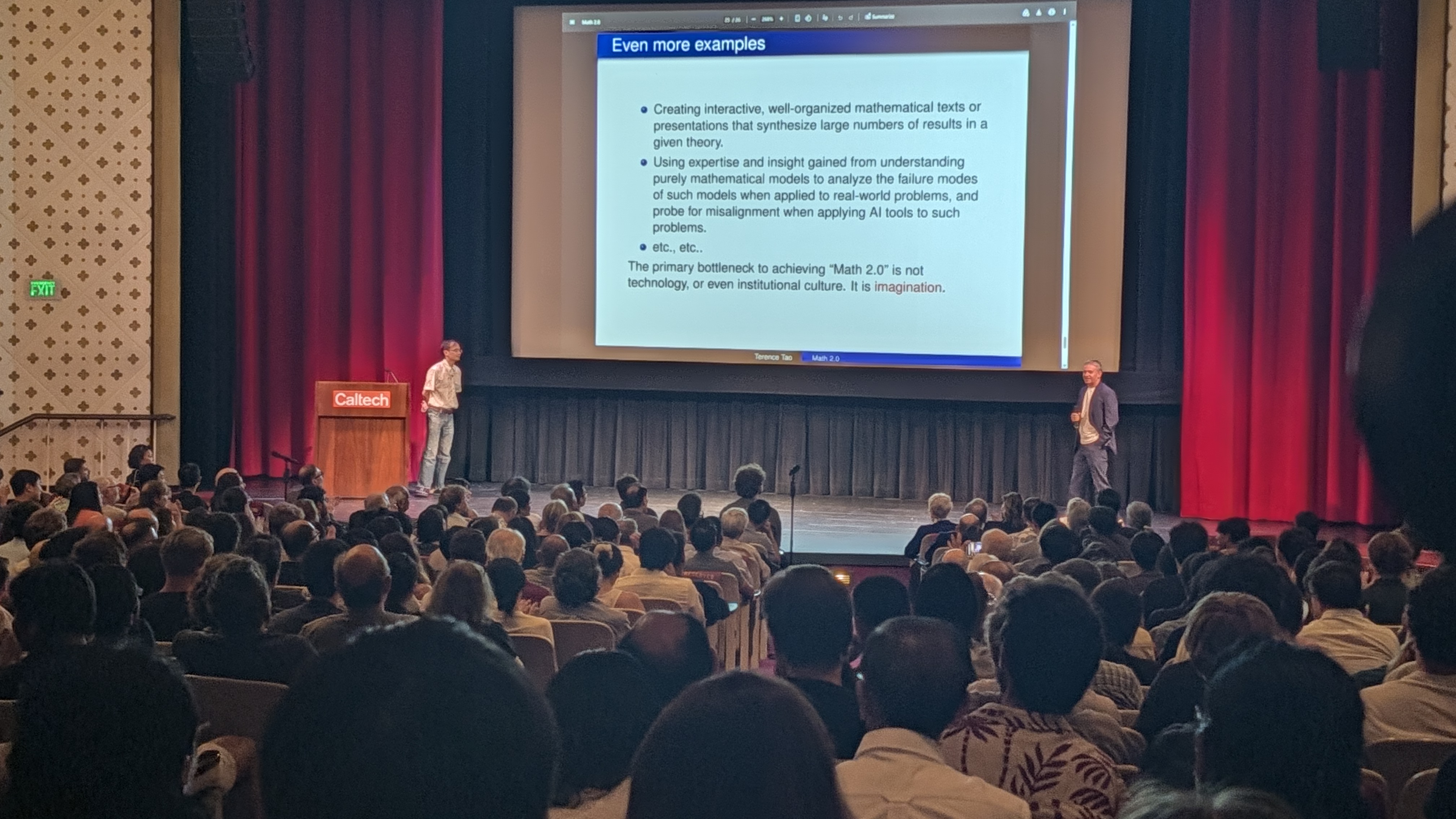 Terence Tao Presents "Math 2.0" at the 2026 AIM Public Lecture